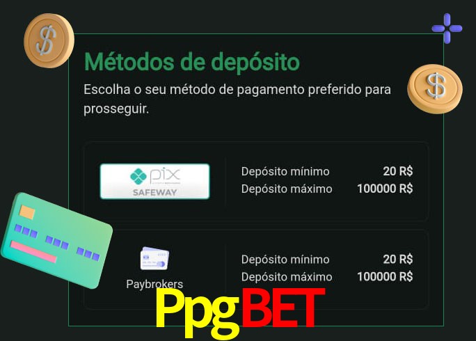 O cassino Ppgbet oferece uma grande variedade de métodos de pagamento